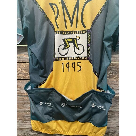Mens Cycling Jersey PMC 192 Miles M/L Sturbridge Provincetown Boston Mass - Picture 12 of 13